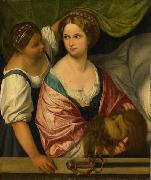Il Pordenone Judith with the head of Holofernes. USA oil painting artist